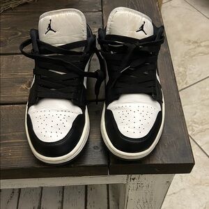 Jordan Black and White High-Tops